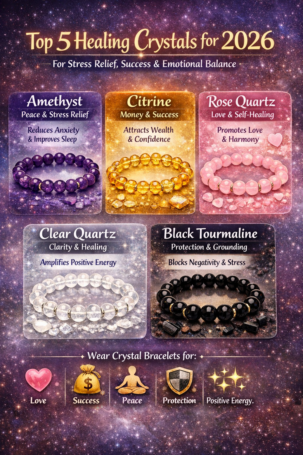 Top 5 Healing Crystals Everyone Is Wearing in 2026