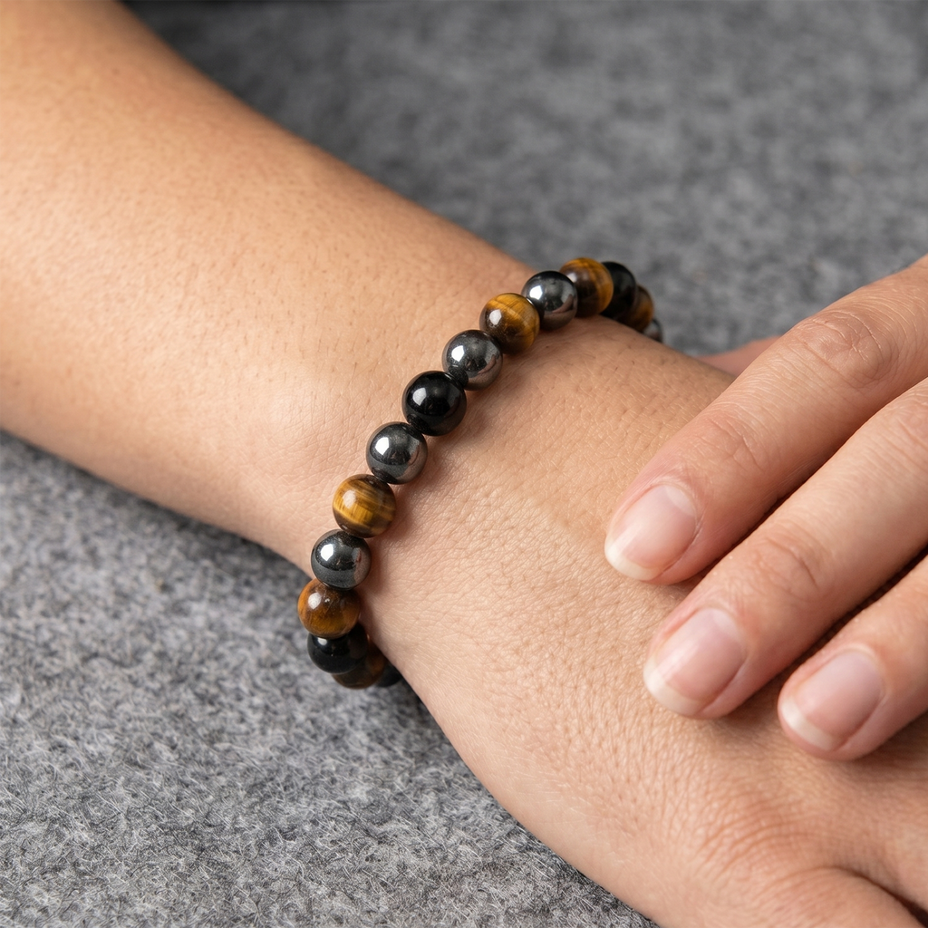 Triple Protection Crystal Bracelet