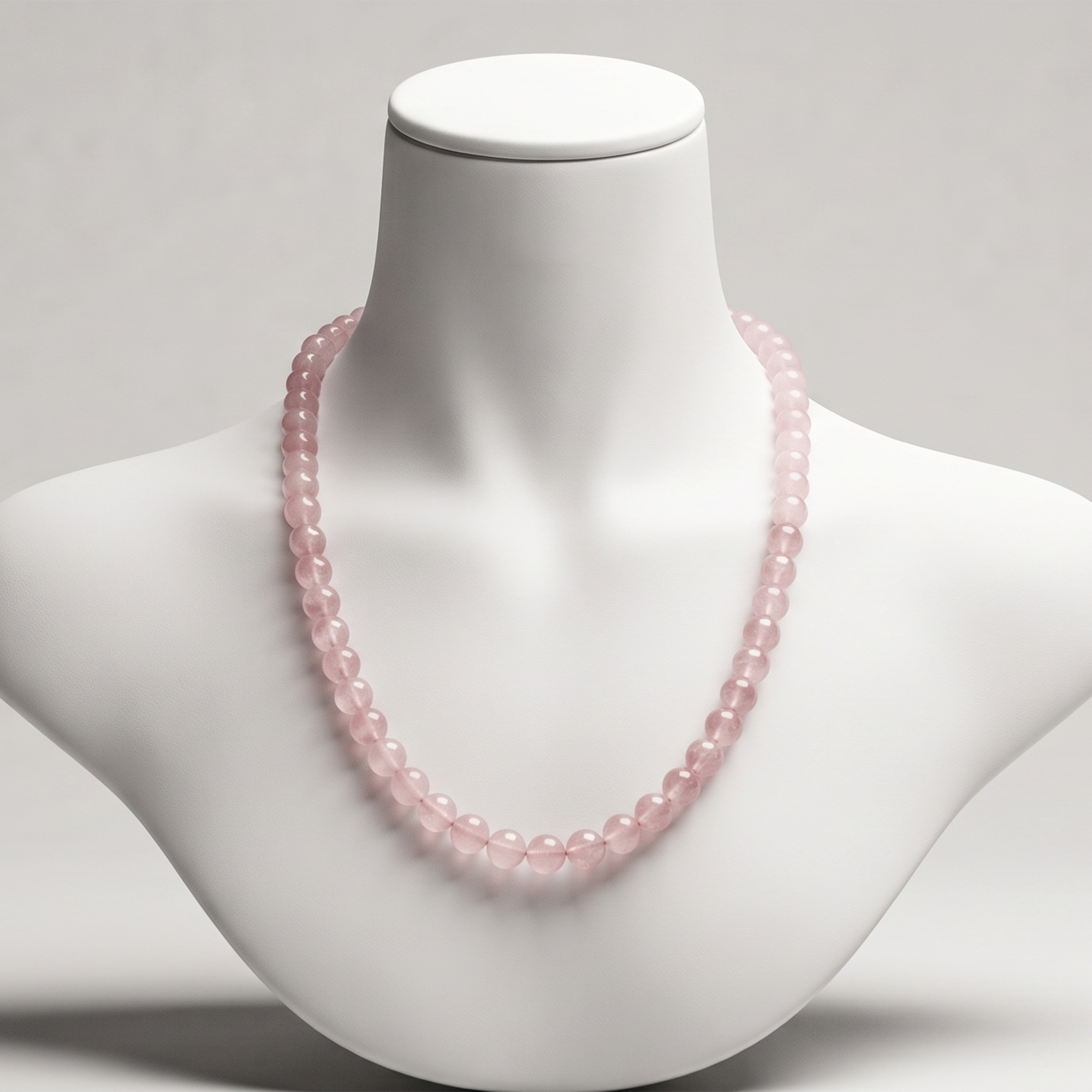Rose Quartz Crystal Necklace – Love, Compassion & Emotional Healing