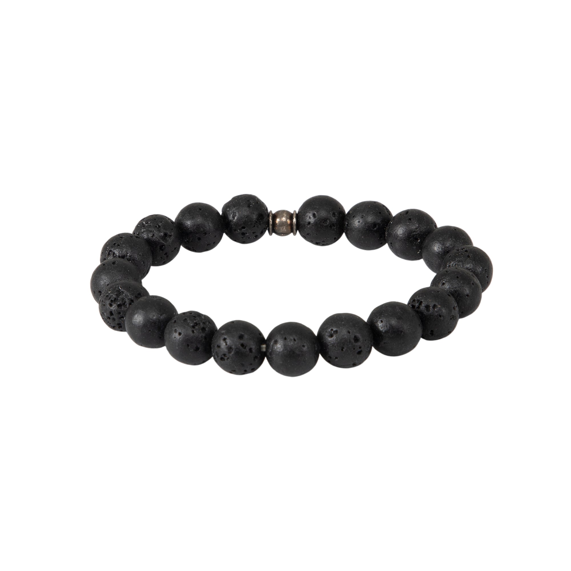 Lava Stone Crystal Bracelet – Grounding, Strength & Essential Oil Diffuser