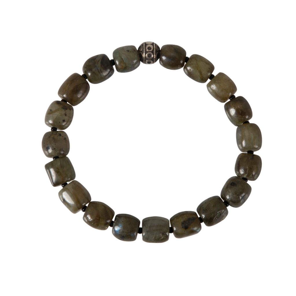Labradorite Crystal Bracelet – Intuition, Transformation & Protection