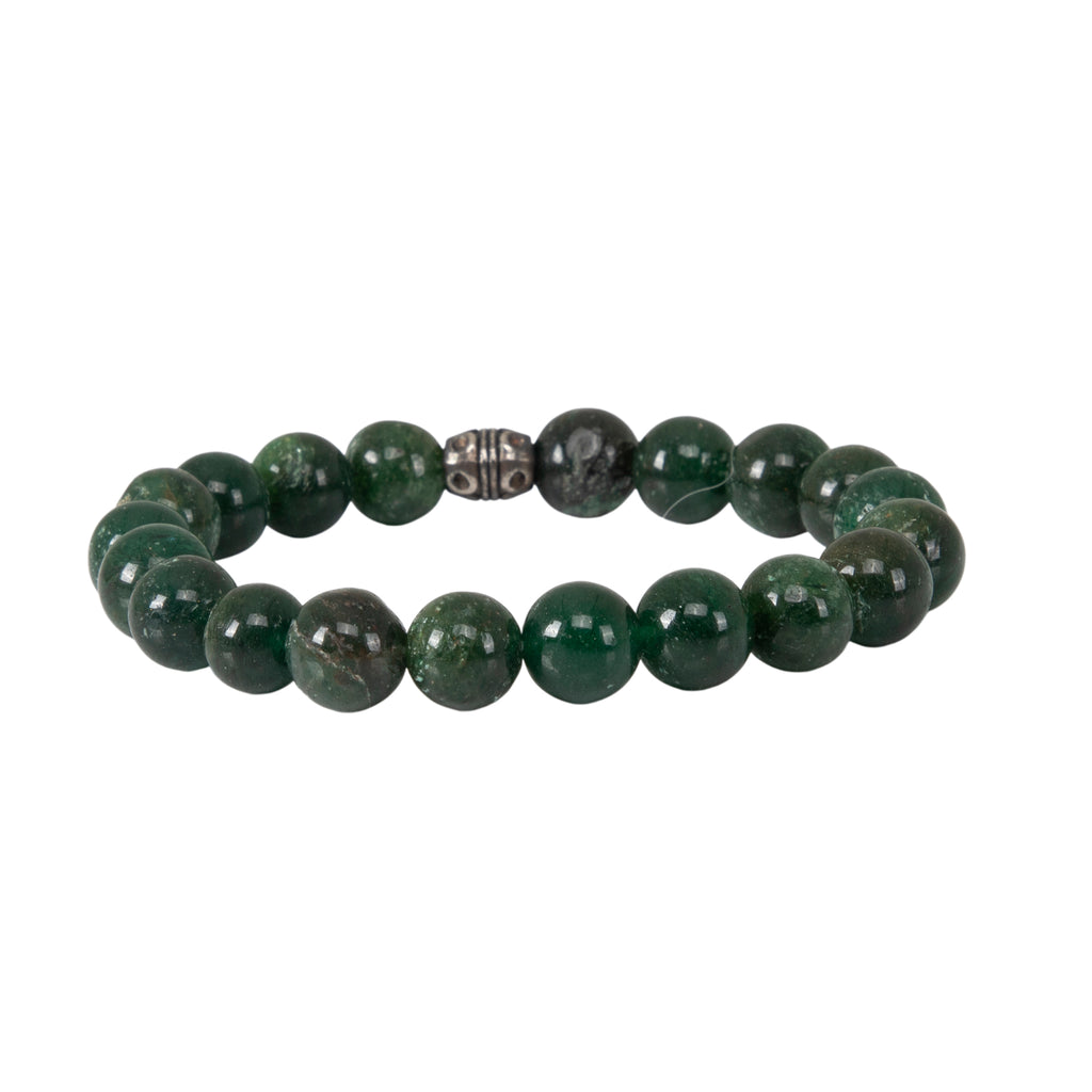 Green Aventurine Crystal Bracelet – Luck, Prosperity & Emotional Balance