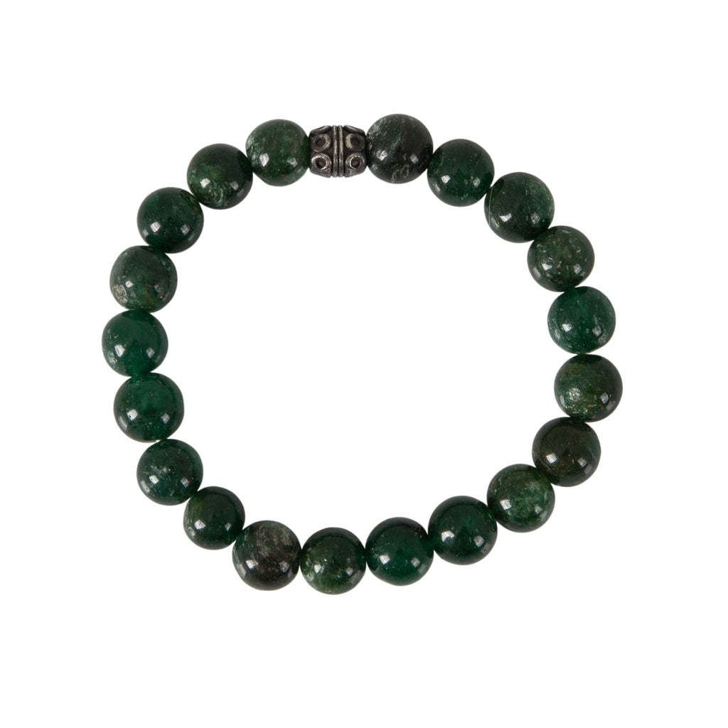 Green Aventurine Crystal Bracelet – Luck, Prosperity & Emotional Balance