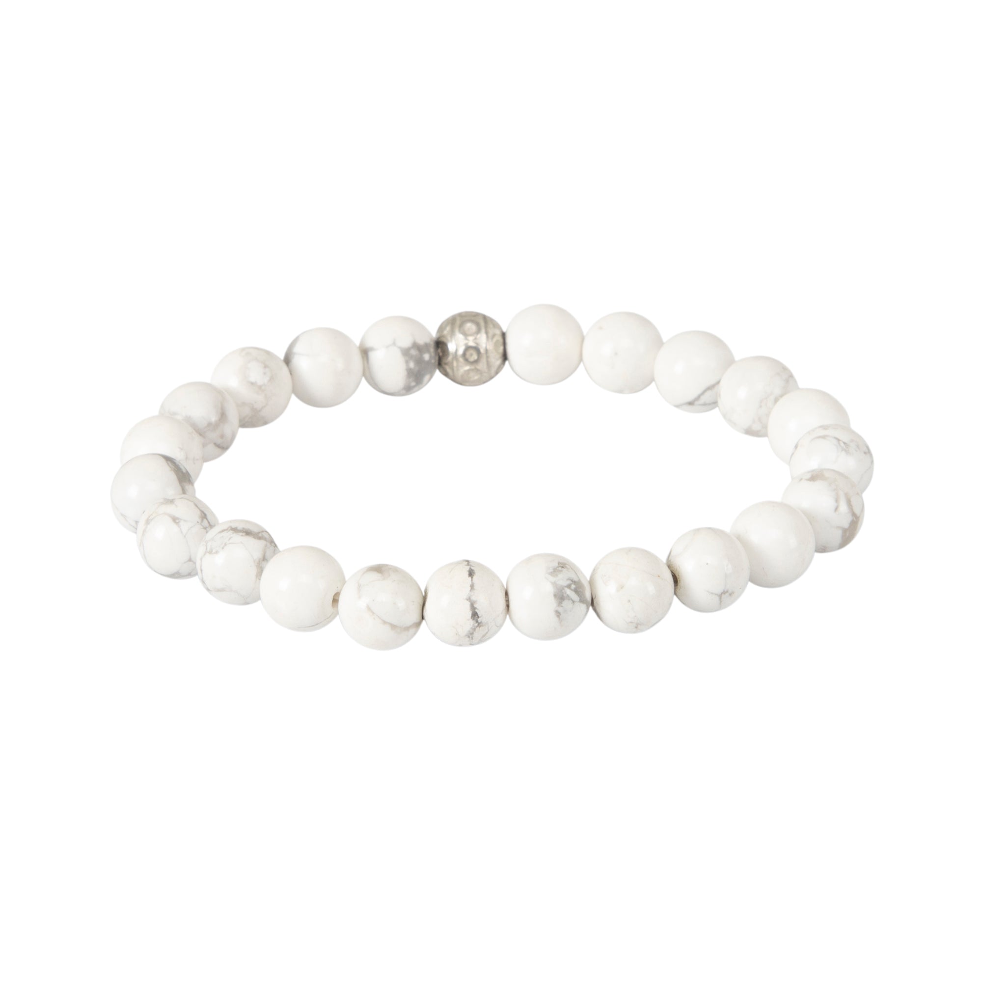 Howlite Crystal Bracelet – Calm, Patience & Inner Peace