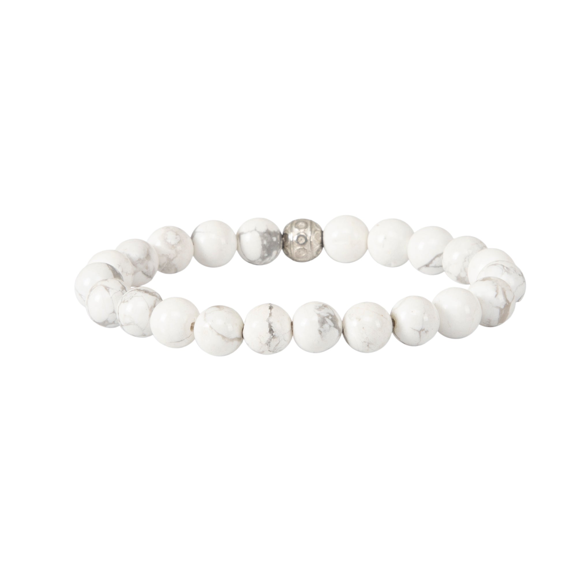 Howlite Crystal Bracelet – Calm, Patience & Inner Peace