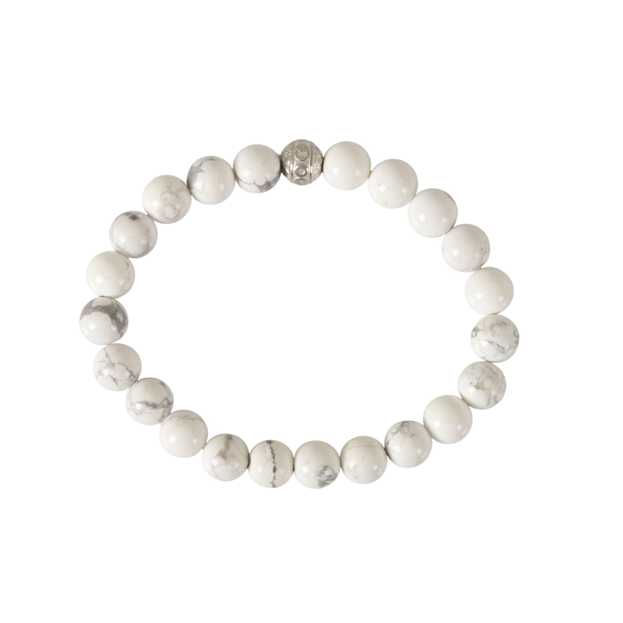 Howlite Crystal Bracelet – Calm, Patience & Inner Peace