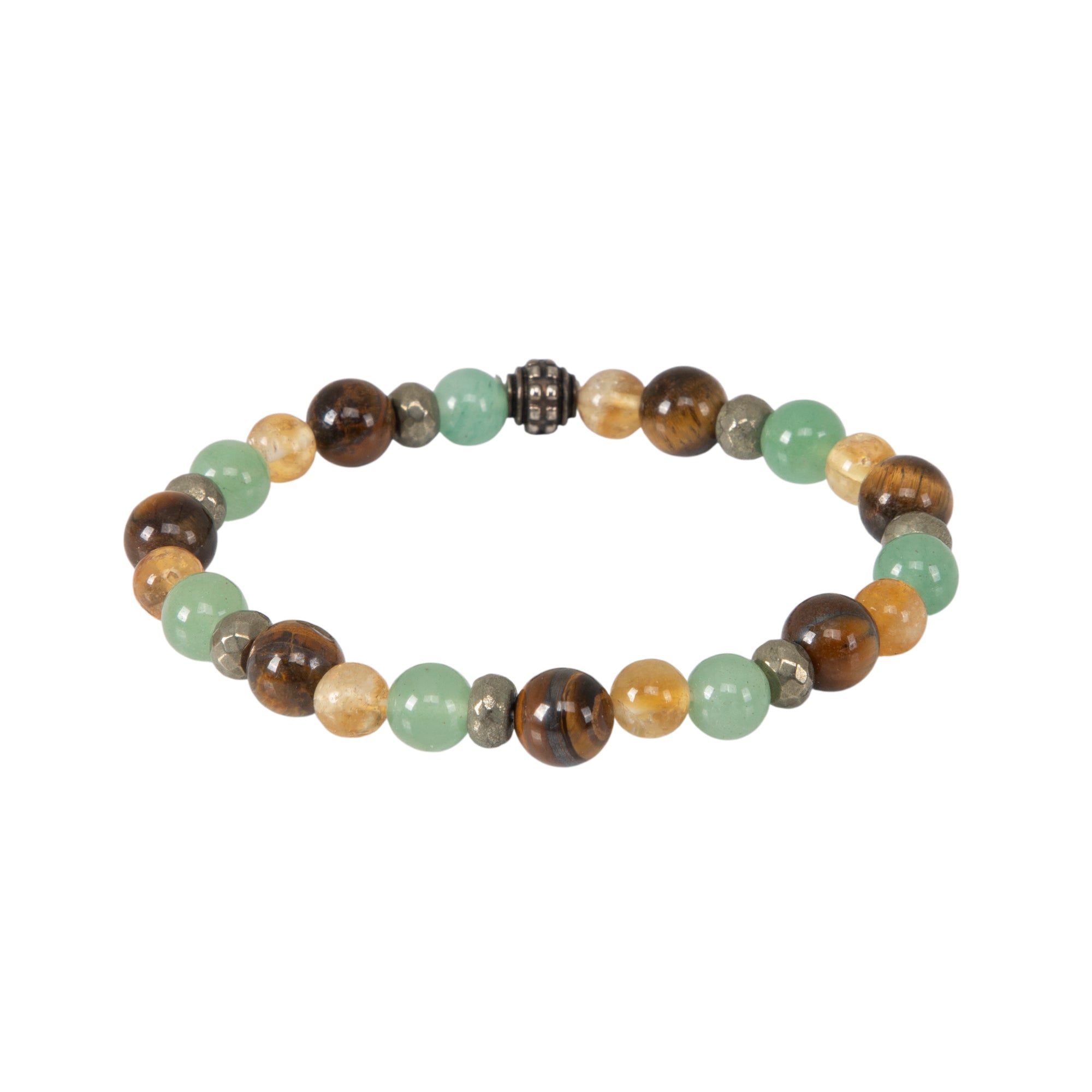 Seven Chakra Lava Stone Bracelet