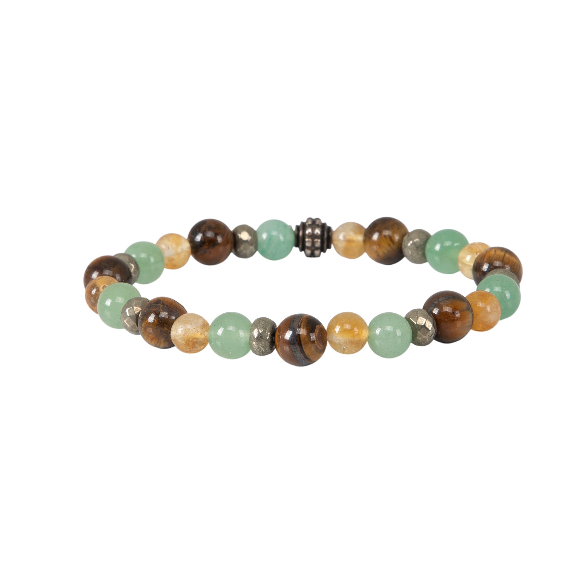 Seven Chakra Lava Stone Bracelet