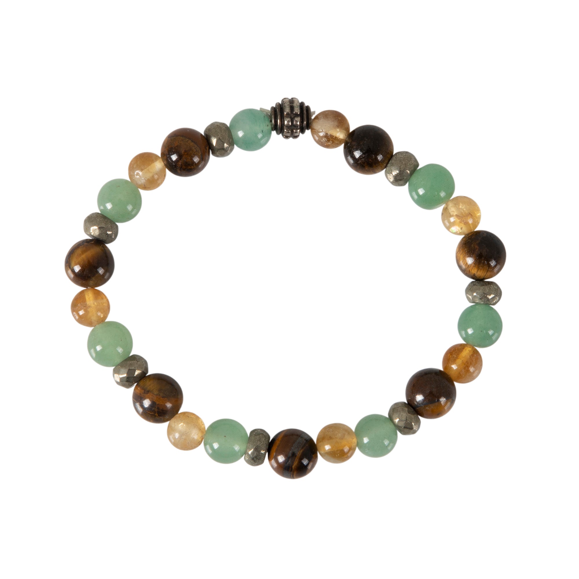 Seven Chakra Lava Stone Bracelet