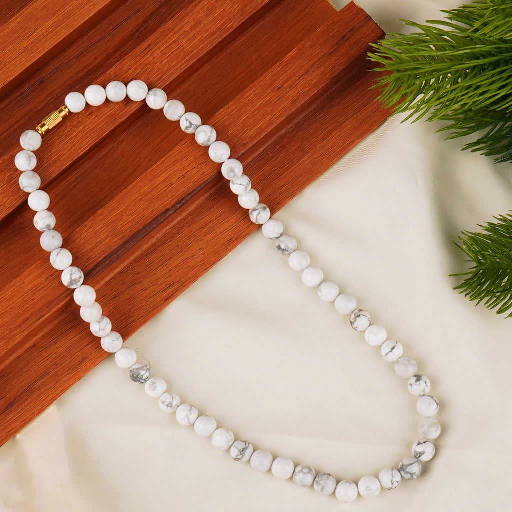 White Howlite Harmony Necklace