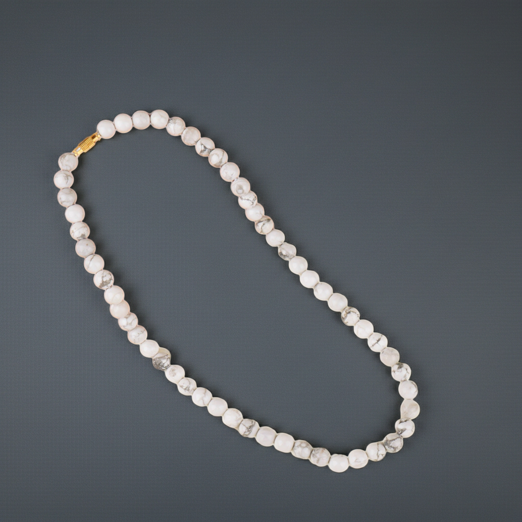 White Howlite Harmony Necklace