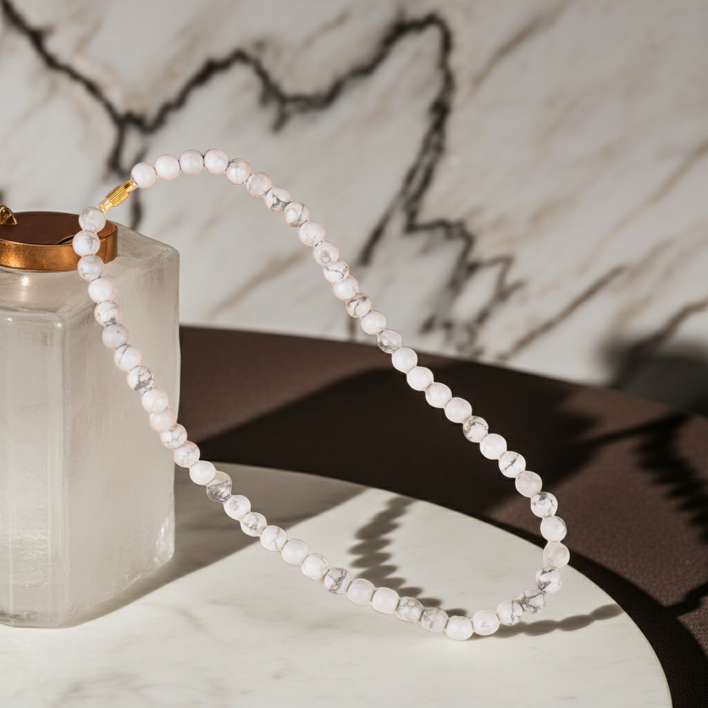 White Howlite Harmony Necklace