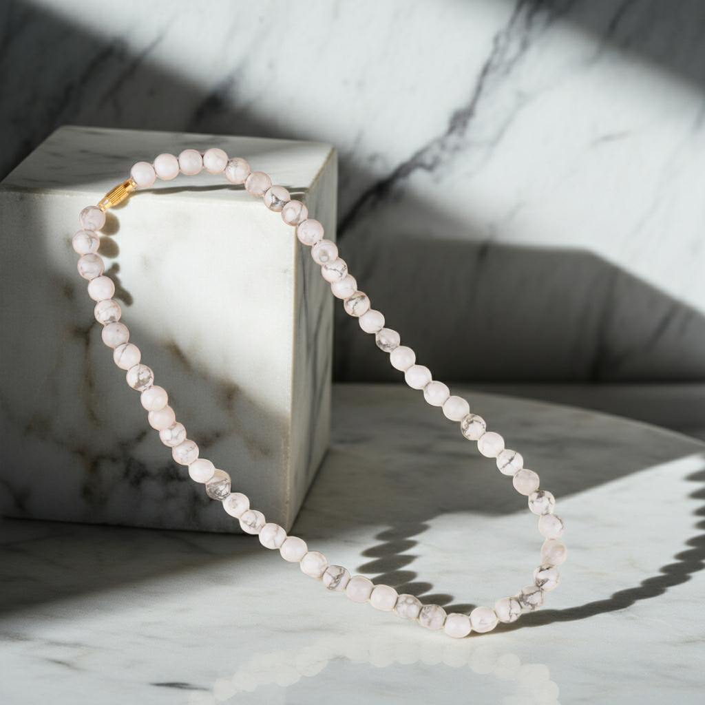 White Howlite Harmony Necklace